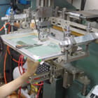 シルクスクリーン印刷作業風景